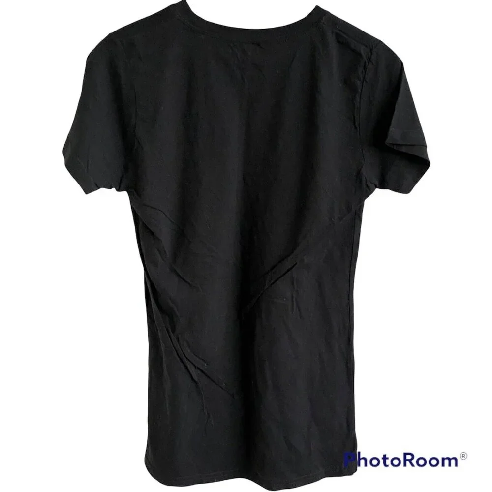 Black Eyed Peas Tour Black T-Shirt Women's Juniors 2XL Music Band New Tultex - Picture 6 of 6